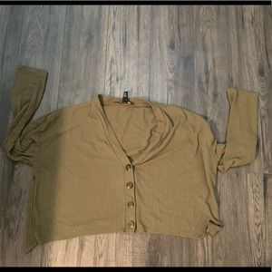 Cropped fall sweater !!